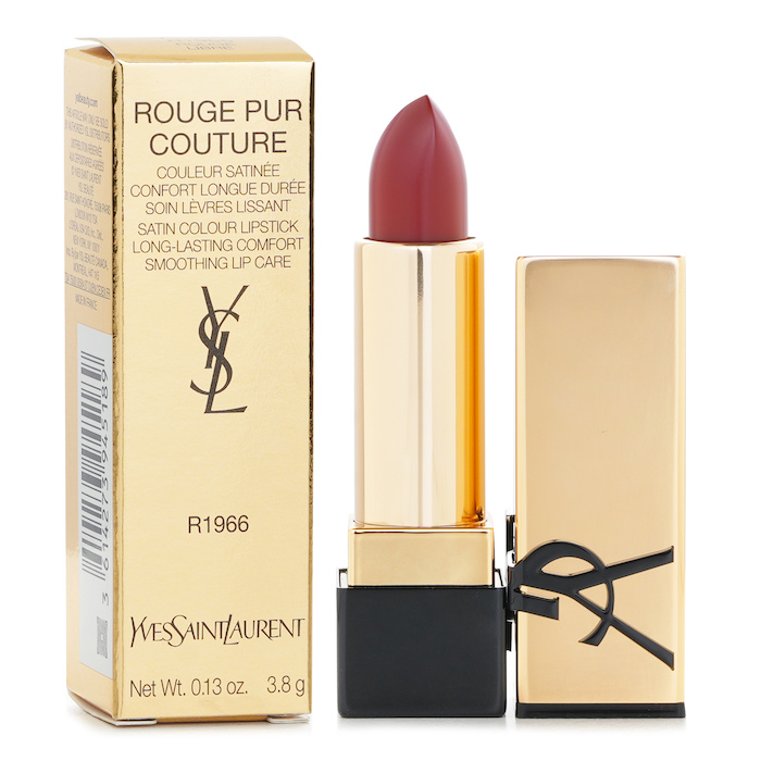 Rouge Pur Couture Satin Colour Lipstick Long-Lasting Comfort Smoothing Lip Care # R1966 Rouge Libre