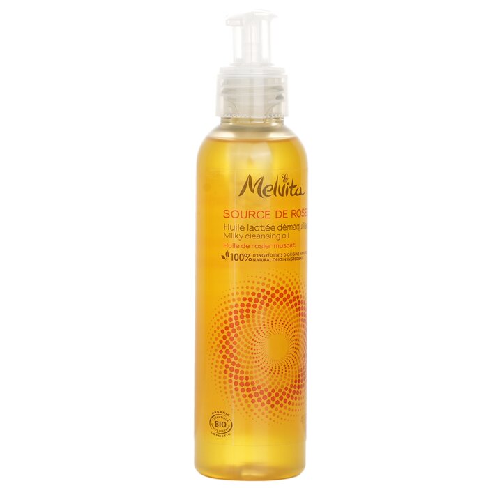 Melvita Source de Roses milky cleansing oil 145ml/4.9oz