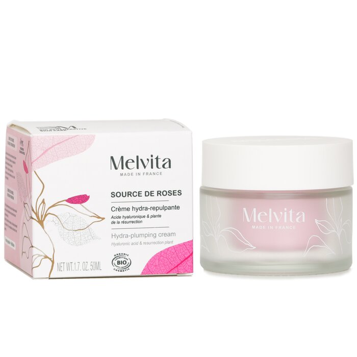 Melvita Source de Roses hydra plumping cream 50ml for face