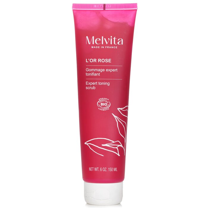 Melvita L'Or Rose Expert toning scrub with rosehip oil for body 150ml/6oz