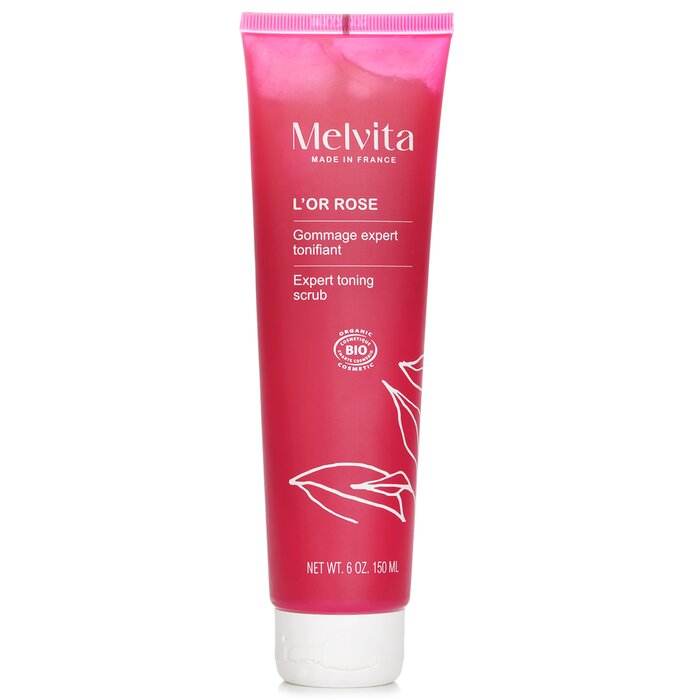 Melvita L'Or Rose Expert toning scrub with rosehip oil for body 150ml/6oz