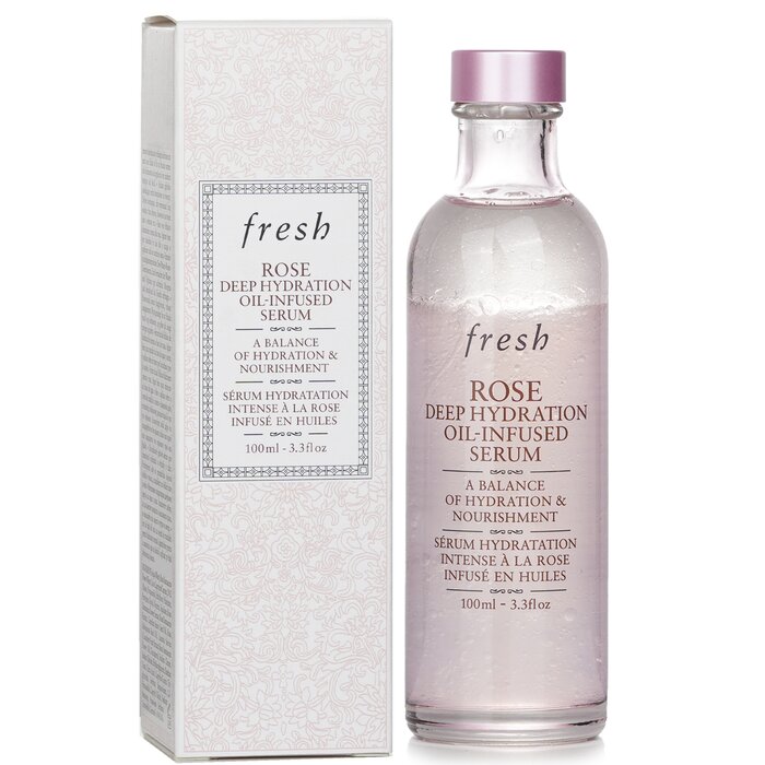 Fresh Rose deep hydration oil-infused serum 100ml/3.3oz