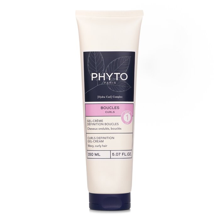 Phyto curls definition gel cream 150ml with tara gum for wavy and curly hair