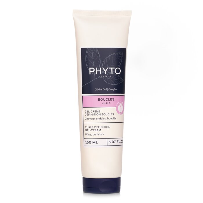 Phyto curls definition gel cream 150ml with tara gum for wavy and curly hair